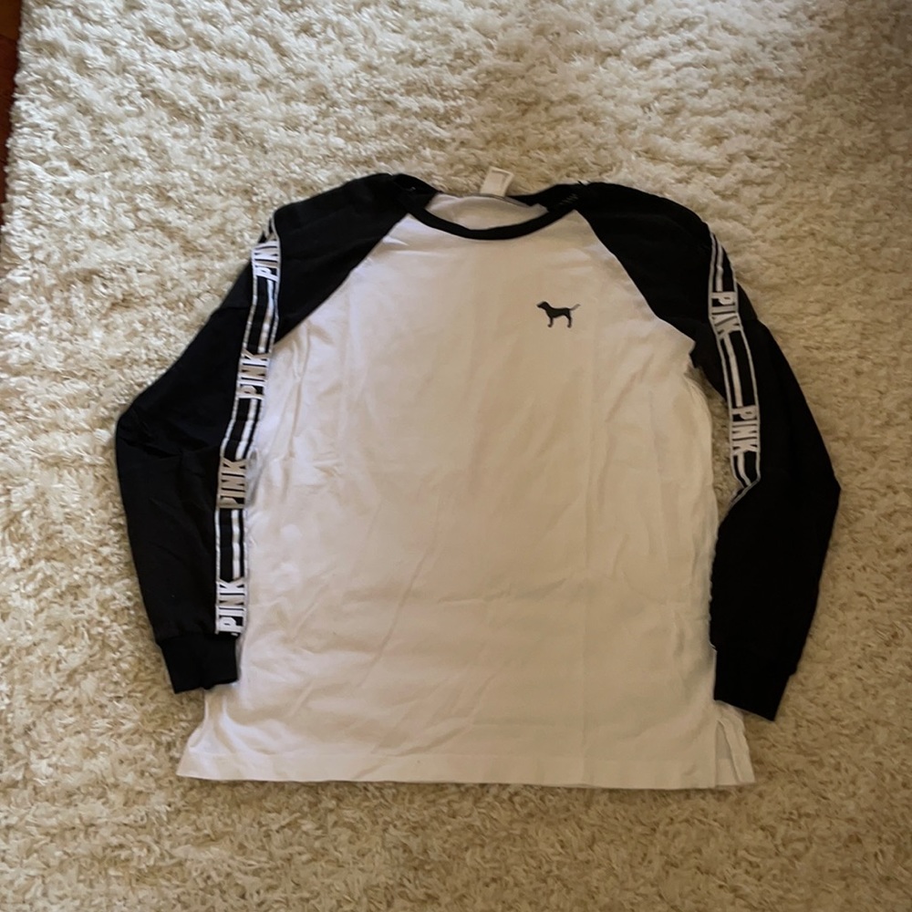 PINK long sleeve with mesh sleeves